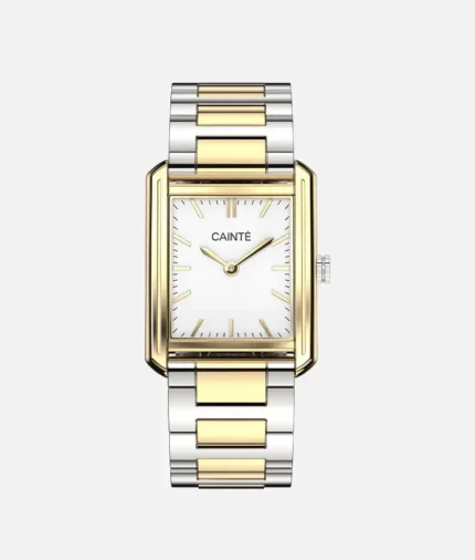 Cainte Armoy Two Tone Watch White 3.webp